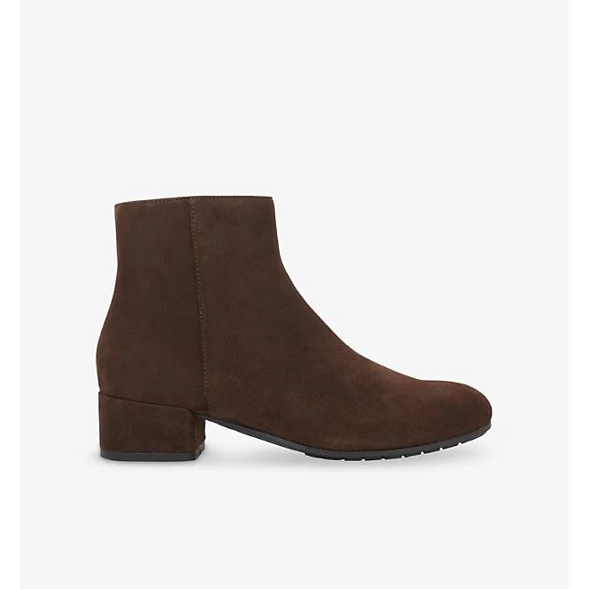 shoes Dune Women's Pippie Low-Heel Suede Ankle Boots Selfridges $156