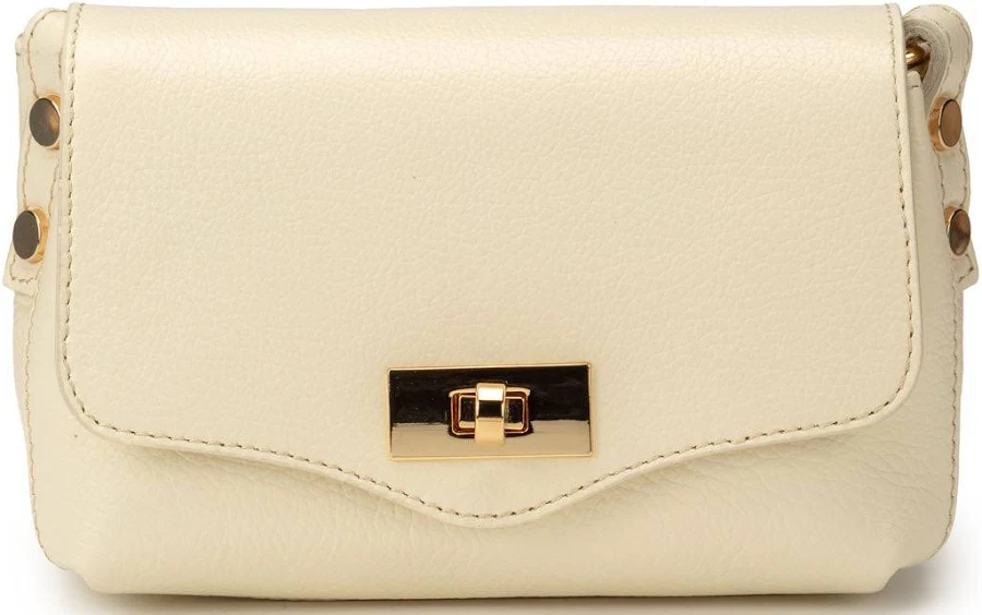 bag Elie Beaumont Twist Clasp Genuine Leather Bag Made in Italy Elie Beaumont $139