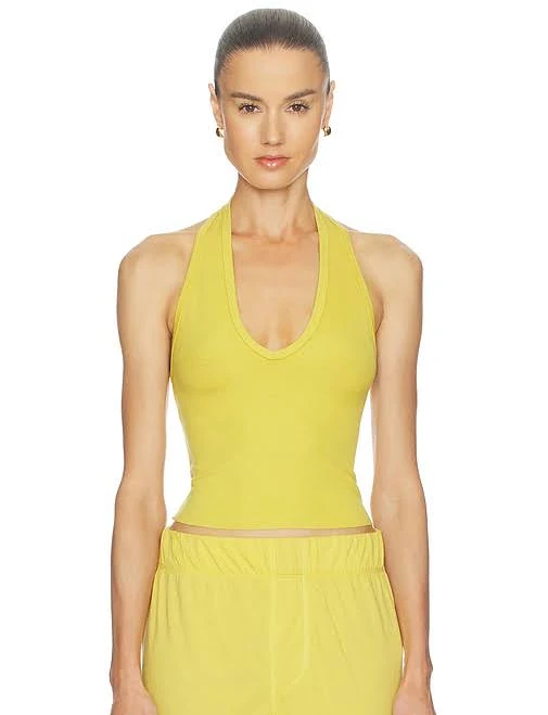 top Eterne Cropped Halter Top REVOLVE $95