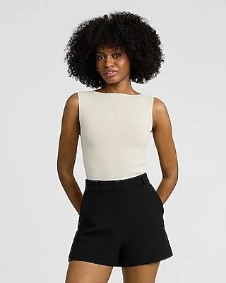 shorts Express Women's Editor Studio Stretch Twill High Waisted Tailored Shorts Express $58