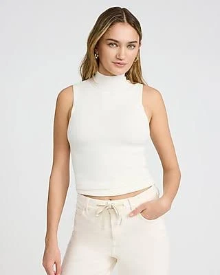 top Express Women's Fitted Mock Neck Sweater Express $40.6