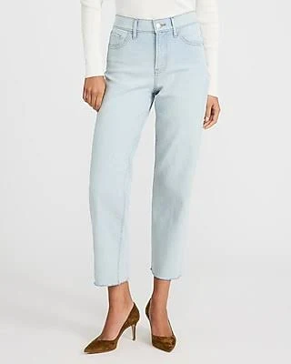 jeans Express Women's High Waisted Straight Ankle Jeans Express $49