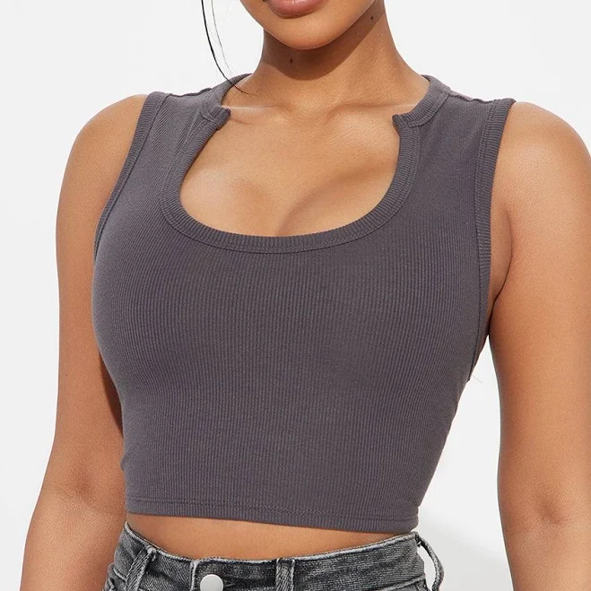 crop top Fashion Nova Alexis Ribbed Cropped Tank Top Fashion Nova $8
