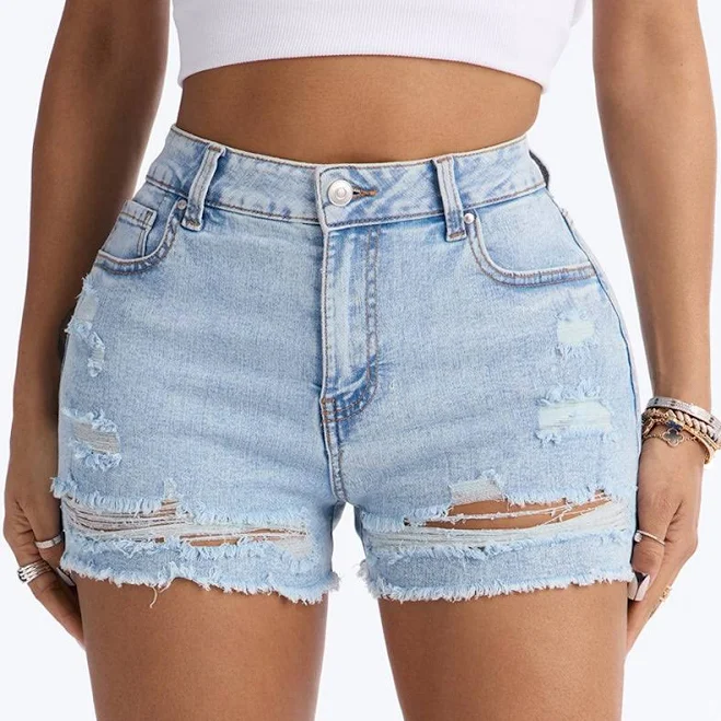 bottoms Fashion Nova Monroe Ripped Denim Shorts Fashion Nova $7