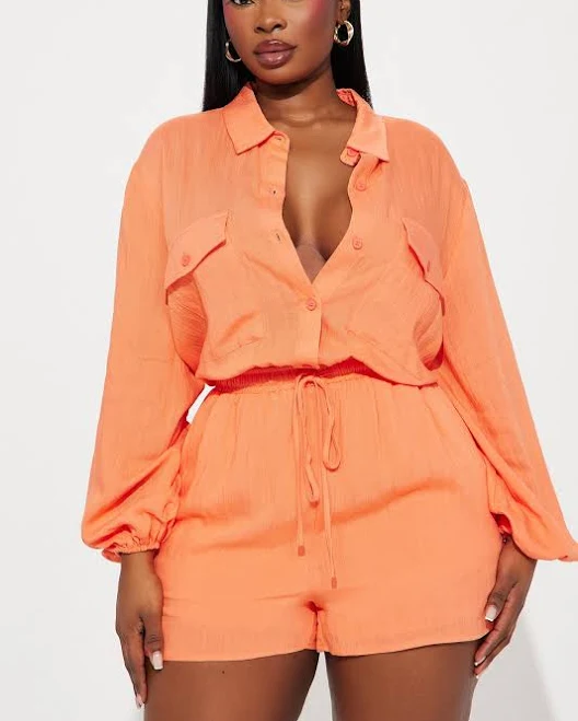 romper Fashion Nova Women's Hamptons Linen Romper Fashion Nova $22