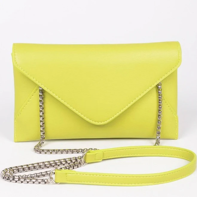 bag Faux Leather Envelope Clutch ShopSimon $29.35