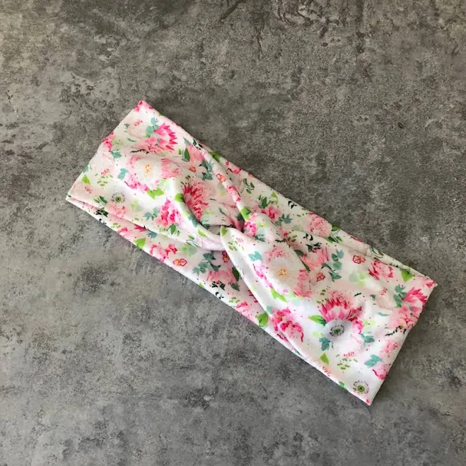 accessory Floral Twist Headband Etsy - Seller $12