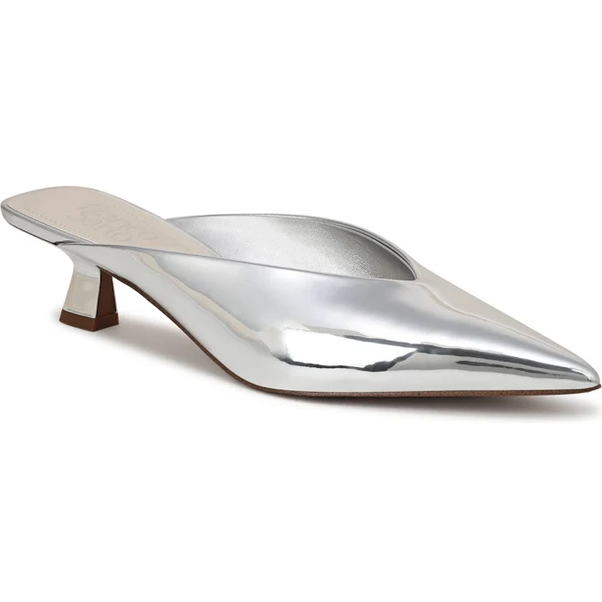 shoes Franco Sarto Women's Jayda Pointed Toe Kitten Heel Mules Macy's $120