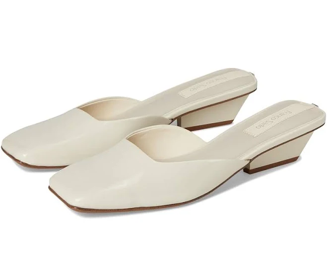shoes Franco Sarto Women's Nicola Square Toe Block Heel Mules 6pm.com $60.67
