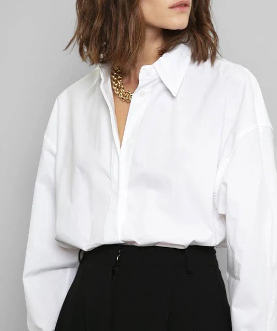 top Frankie Shop Oversized Button Down Shirt The Frankie Shop $115