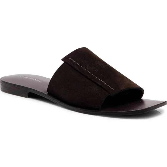 shoes Free People Verona Leather Slide Sandals Nordstrom $88