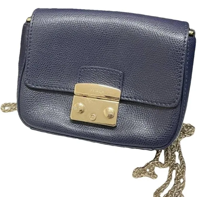 bag Furla Metropolis Mini Leather Crossbody Vestiaire Collective $89
