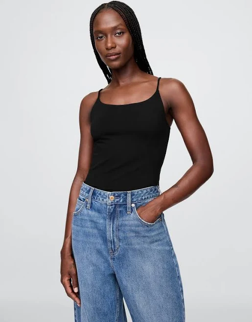 top Gap Women's Closeknit Cami Thong Bodysuit Gap $13