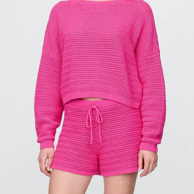 matching set Gap Women's Crochet Easy Shorts Gap $44.99