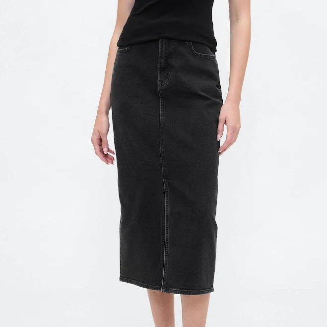 skirt Gap Women's Denim Midi Pencil Skirt Gap Factory $44.99