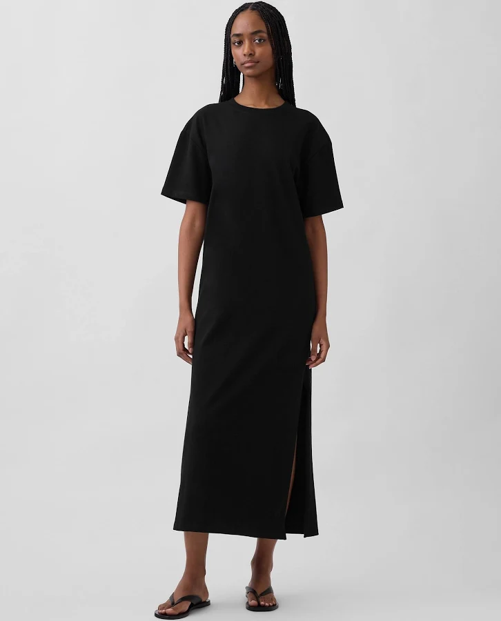 dress Gap Women's Heavyweight Oversized Maxi T-Shirt Dress Gap $47