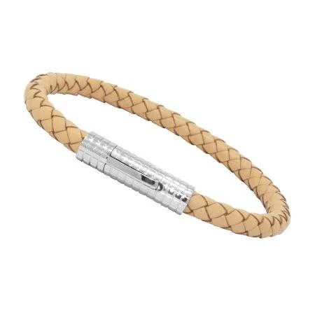 accessory Genuine Braided Leather Bracelet with Magnetic Clasp Walmart - Lozada Company LLC $10.99