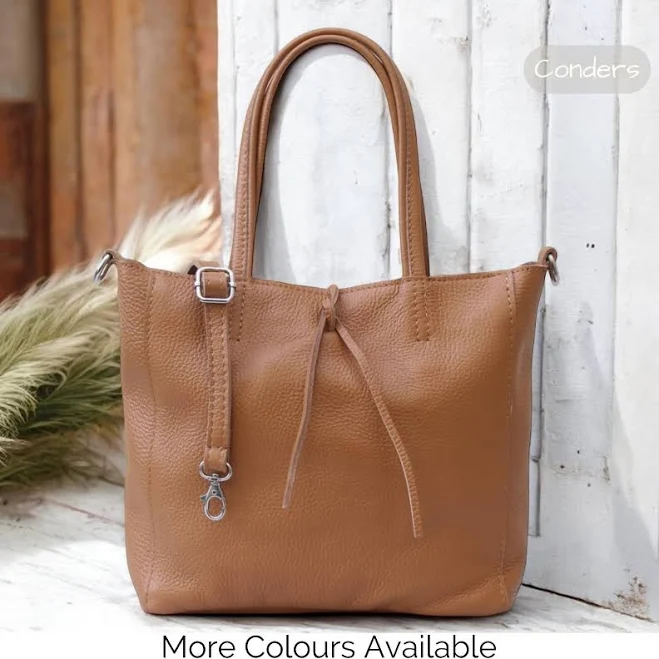 bag Genuine Italian Leather Minimalist Grab Handle Handbag Etsy - Seller $54.95