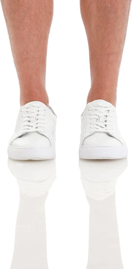 shoes Genuine Leather Lace-Up Sneakers SAYKI $49.9