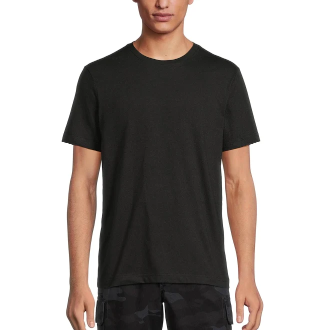 top George Men's Shirts George Crew Neck Short Sleeve Moisture Wicking Tee Walmart $6.98