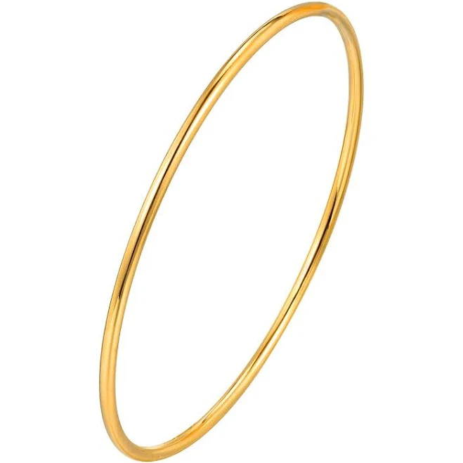 accessory Glossy Gold Stackable Bangle Victoria Emerson $8.99