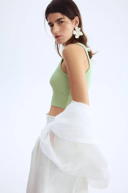 crop top H&M Ladies Crop Tank Top H&M $12.99