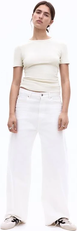 top H&M Ladies Fitted T-Shirt H&M $12.99