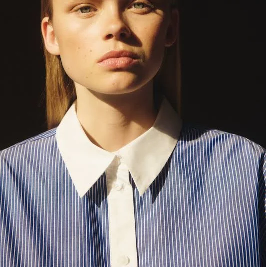 shirt H&M Ladies Oversized Striped Poplin Shirt H&M $24.99