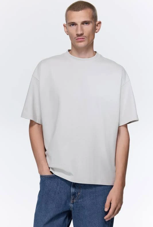 top H&M Men's Oversized Cotton T-Shirt H&M $19.99