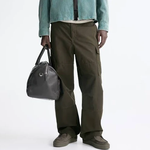 cargo pants H&M Men's Relaxed-Fit Cotton Cargo Pants H&M $44.99