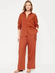 pants High-Waisted Linen-Blend Super Wide-Leg Pants gap.com $19.99