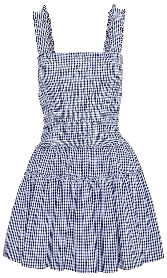 dress Hill House Home Women's Azalea Mini Nap Gingham Dress Saks Fifth Avenue $149