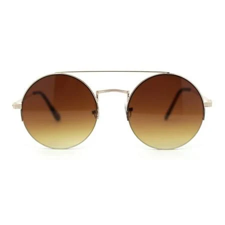 accessory Hippie Gradient Round Circle Metal Sunglasses Walmart - SA106 $13.95
