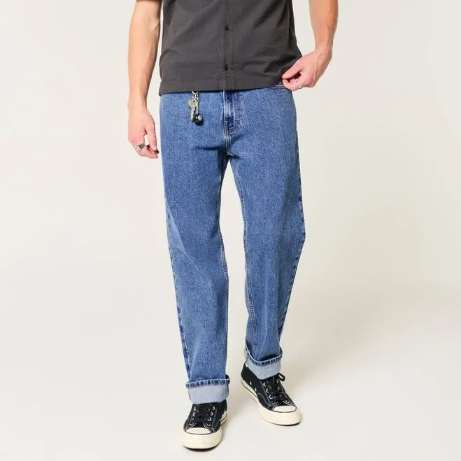jeans Hollister Men's Loose Jeans Hollister Co - Official $49.95