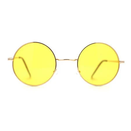 accessory Iconic Hippie Round Circle Metal Sunglasses Walmart - SA106 $12.95