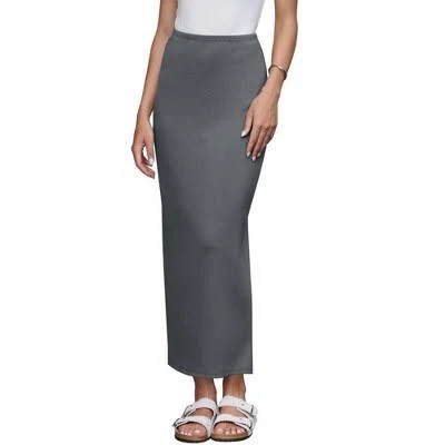skirt Inspire Chic Women's High Waisted Back Slit Bodycon Maxi Skirt Target $22.99