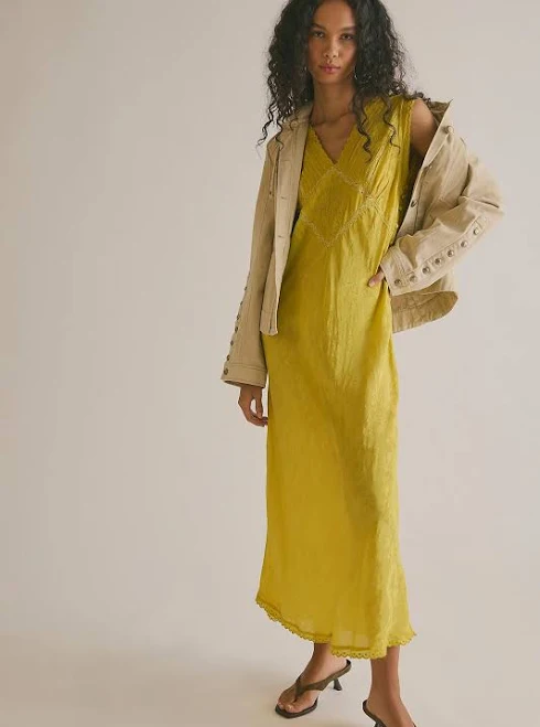 dress Intimately Me & You Satin Midi Slip Dress Free People $148