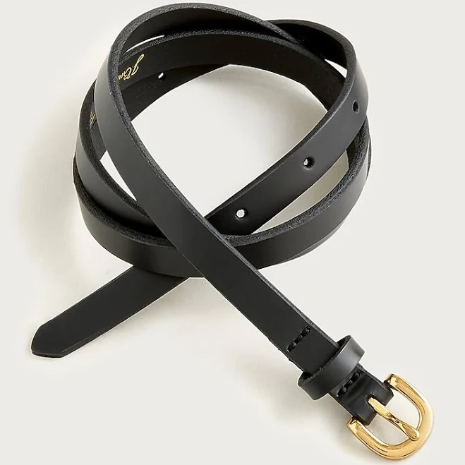 accessory J.Crew Women's Skinny Italian Leather Belt J.Crew $59.5