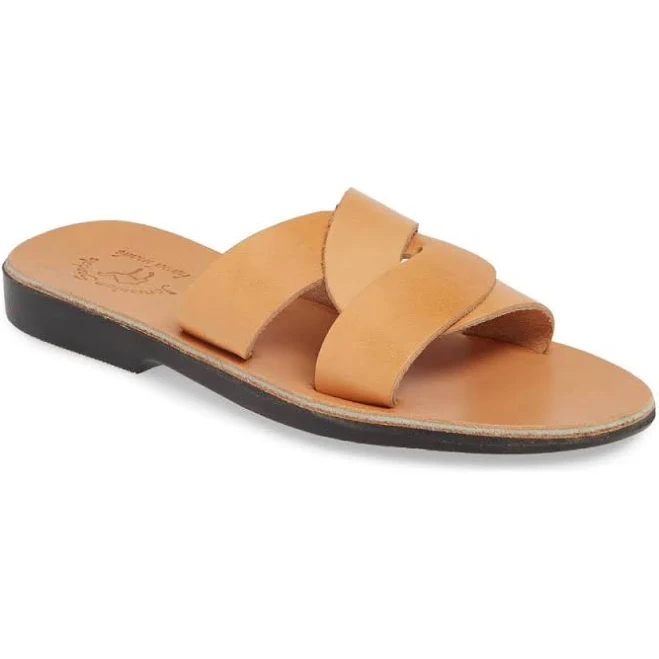 shoes Jerusalem Sandals Emily Leather Crossover Strap Sandals Jerusalem Sandals $77.95