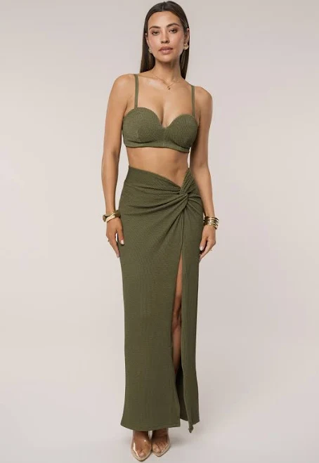 matching set JLUXLABEL Deidra Draped Skirt Set jluxlabel.com $35