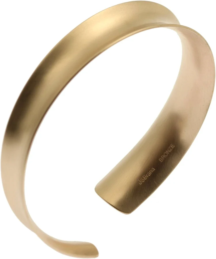 accessory John S. Brana Anticlastic Brushed Bronze Bangle Bracelet John S Brana - Handmade Jewelry $45