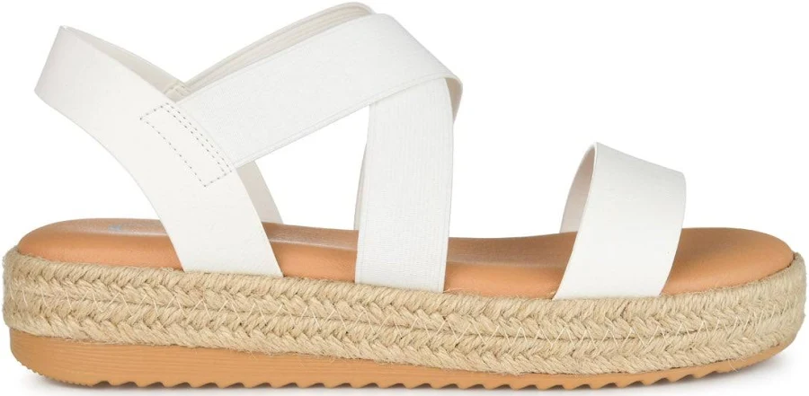 shoes JOURNEE Collection Caroline Platform Espadrille Sandals DSW $39.99
