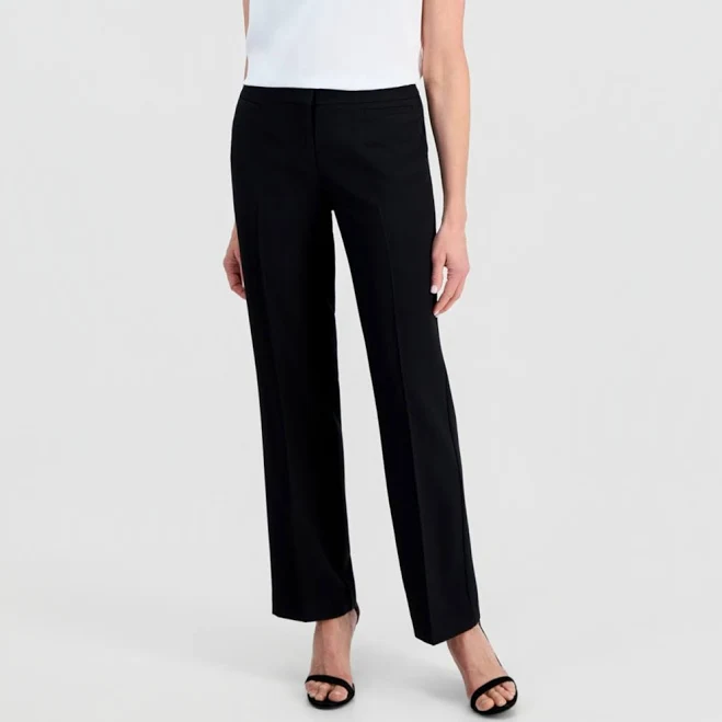 pants Kasper Women's Lily Mid-Rise Full Length Straight-Leg Pants Macy's $37.38