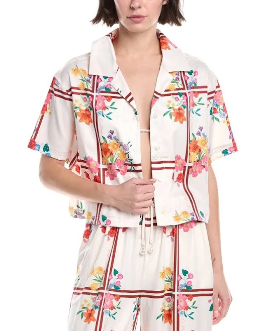 matching set La Porte Women's Ruby Boxy Shirt RueLaLa $33