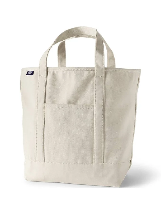 bag Lands' End Large 5 Pocket Open Top Canvas Tote Bag Lands' End $34.96