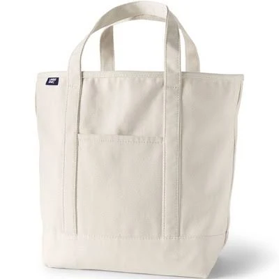 bag Lands' End Large 5 Pocket Open Top Canvas Tote Bag Target $49.95