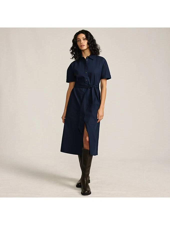 dress Lands' End Women's Cotton Poplin Button Front Dress Lands' End $59.97