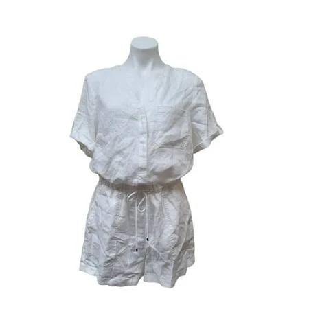 romper Lauren Ralph Lauren Women's Cotton-Linen Short Romper Walmart - Racks Off Price $35.77
