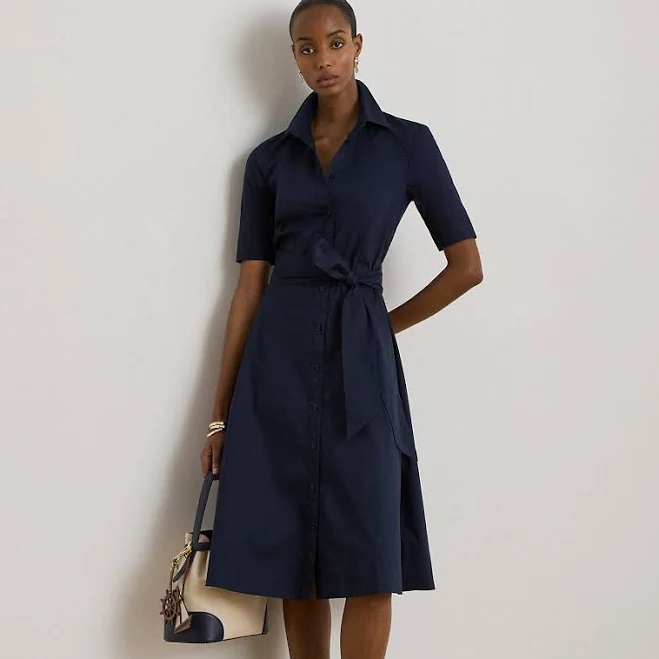 dress Lauren Women's Ralph Lauren Cotton Blend Shirtdress Ralph Lauren $155