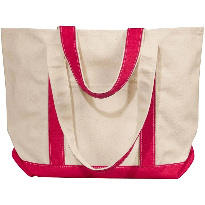 bag Liberty Bags Windward Large Cotton Canvas Classic Boat Tote Blankstyle.com $13.7
